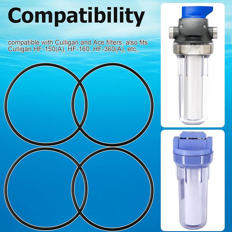 Fospectra OR-34 / OR-34A O-Ring, Replacement for Culligan and Ace Filters, Compatible with Culligan HF-150(A), HF-160, HF-360(A), O-Ring for Water Filter Housin, Prevent Leakage, 4 Pc - Image 4